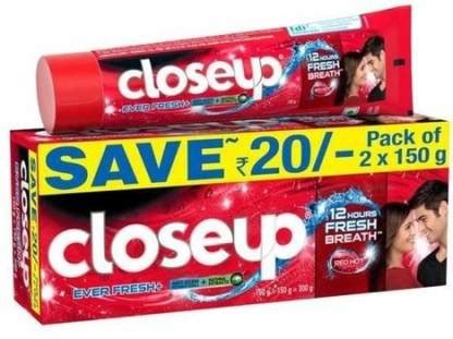 Closeup Everfresh Plus With Triple Fresh Formula ( 300 GM ) pack of 1 ...