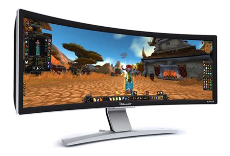 Worlds First Curved Desktop Monitor