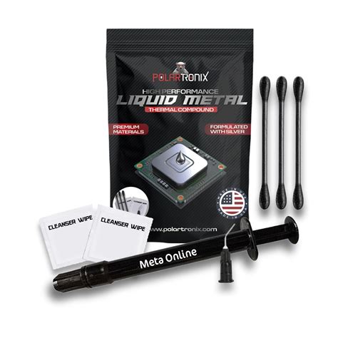 Amazon.com: Liquid Metal Thermal Paste 1.5 Gram - Made in USA Liquid ...