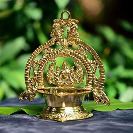 Brass Lakshmi Hanging Oil Lamp Thooku Vilakku - ArtyCraftz - Online ...