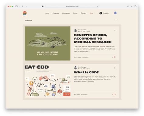 Image result for Wix Blog Header