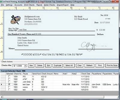 Check Writer 的图像结果