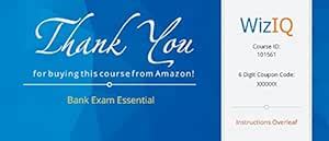 Bank Exam Essential (Activation Key Card) : Amazon.in: Software