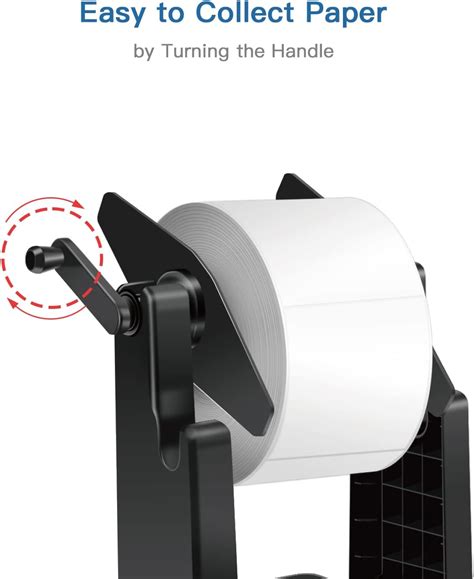 Buy POLONO Label Holder, 2 in 1 Fan-Fold Stack Paper Thermal Label ...