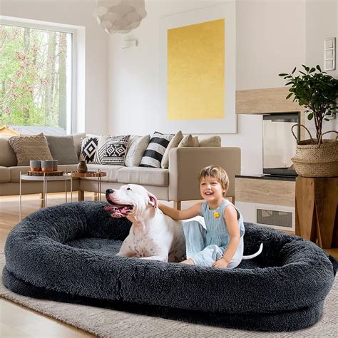 Krbonar Human Dog Bed, 67 x 38 x 12 Giant Dog Bed for India | Ubuy