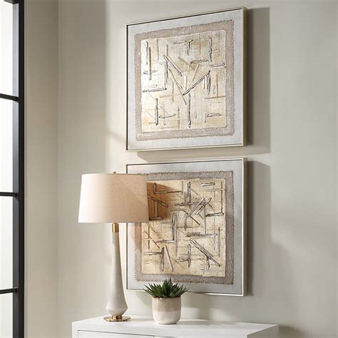 Uttermost Unpredictable Hand Painted Canvases & Reviews | Wayfair