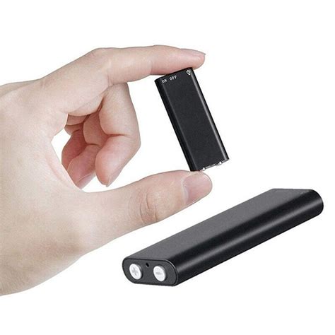 Spy 4K Small Mini Voice Activated Audio Recorder Hidden | Long 94 Hour ...