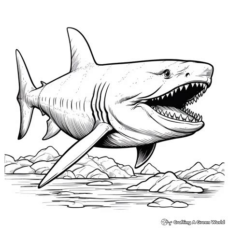 Megalodon Coloring Pages - Free & Printable!