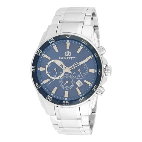 Buy Bigotti Men Blue Dial Stainless Steel Watch - BG.1.10544-2 Online