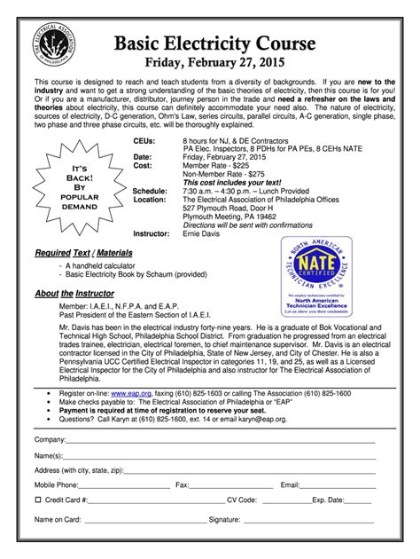 Image result for Basic Electrical Course Demo