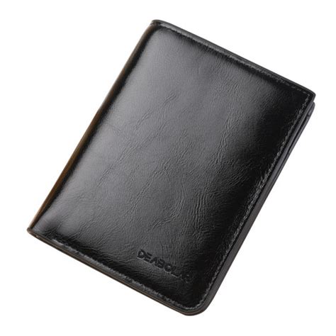 Jual DOMPET LIPAT LEAVO PRIA KARTU IMPORT KULIT HITAM ORIGINAL WA742B5 ...