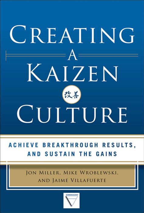 Buy Creating a Kaizen Culture: Align the Organization, Achieve ...