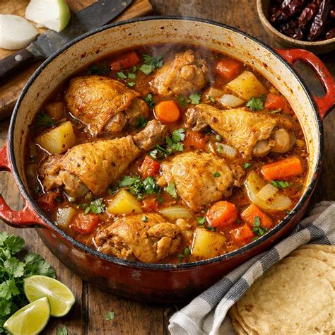 Traditional Mexican Chicken Stew Recipe | ItsOnly.Recipes