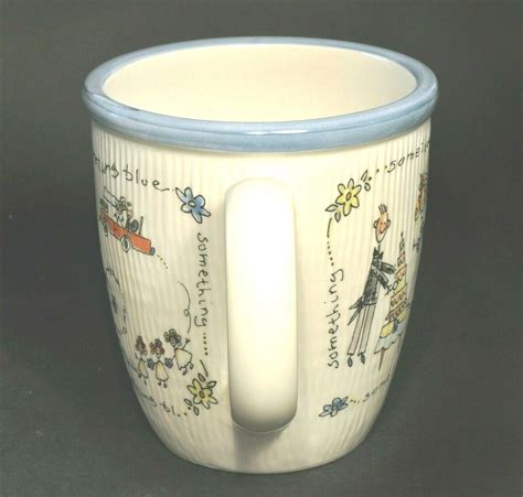 Designed by Brunelli Textured Coffee Mug Cup Wedding Bride & Groom Made in Italy | eBay