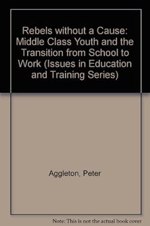 Buy Rebels without a Cause: Middle Class Youth and the Transition from ...