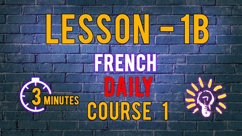 Image result for Basic French Lessons 1