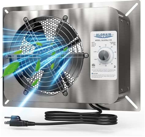 Amazon.com: ALORAIR Stainless Steel Crawl Space Vent Fan - 720 CFM Air ...