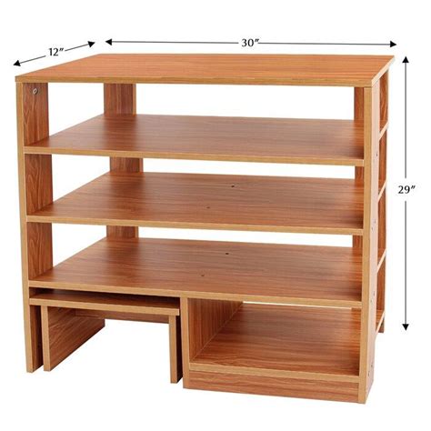 FURNISHIAA Sheesham Wood Shoe Rack With Sitting Stool – Furnishiaa