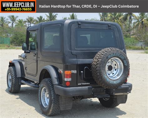 Mahindra Thar CRDe & DI - Italian Hardtop - Jeep Club