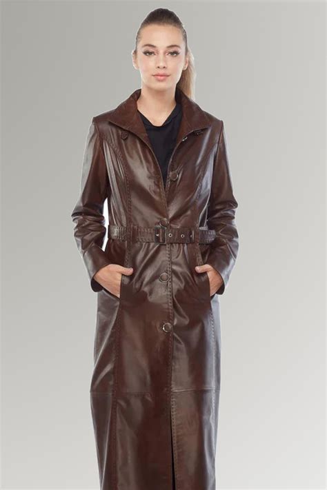 Long Dark Brown Trench Coat at Kathleen Flores blog