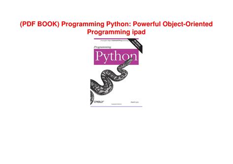 Image result for Object-Oriented Programming in Python Book