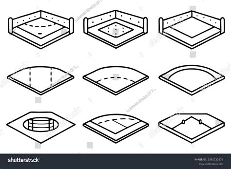 Baseball Field Line Drawing 的图像结果