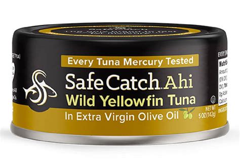 Safe Catch Tuna, Wild Ahi Yellowfin in Extra Virgin Olive Oil - 5 oz ...