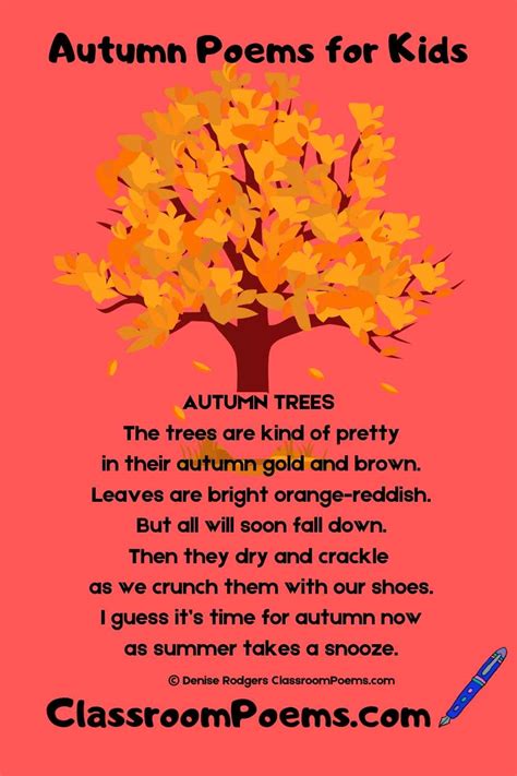 Autumn Poems for Kids