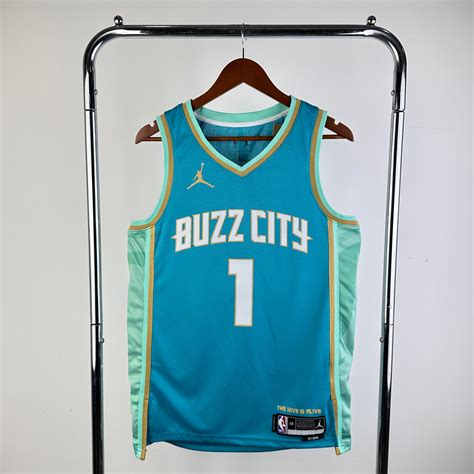 Charlotte Hornets LaMelo Ball City Edition Jersey #1 – HouseofJerseys