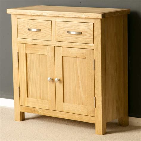 Buy RoselandFurniture London Oak Mini Sideboard Storage Cabinet with ...