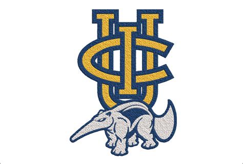 UC Irvine Anteaters 1998 NBA Logo embroidery design -Bren Events Center Arena- embroidery ...