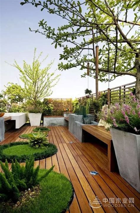 20款精品屋顶花园设计效果图片-中国木业网