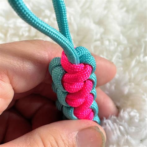 パラコード キーホルダー sine wave ピンクTB | Mask shop JKING Paracord