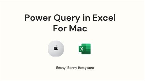 Image result for Power Query Excel Mac