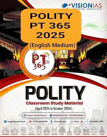 Vision IAS PT 365 Polity & Governance 2025 English Medium Photocopy ...