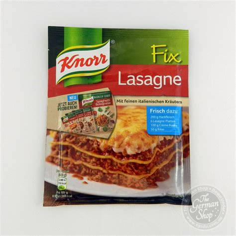 Knorr Fix Lasagne   TGSDU   The German Shop Down Under
