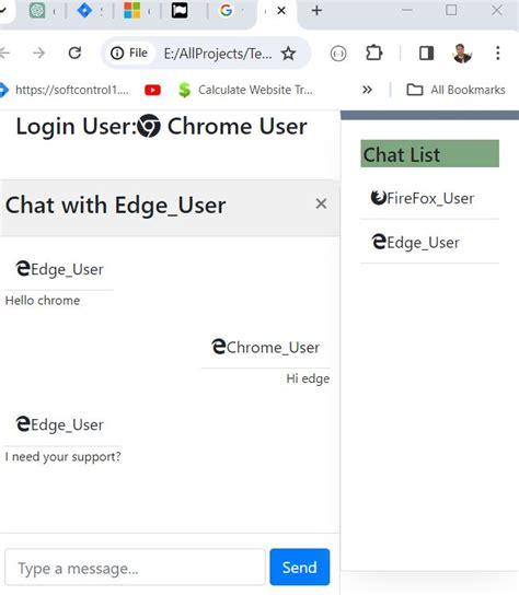 One to One Chat Application Using .Net Core MVC 的图像结果