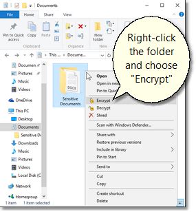 Encrypt Folder 的图像结果