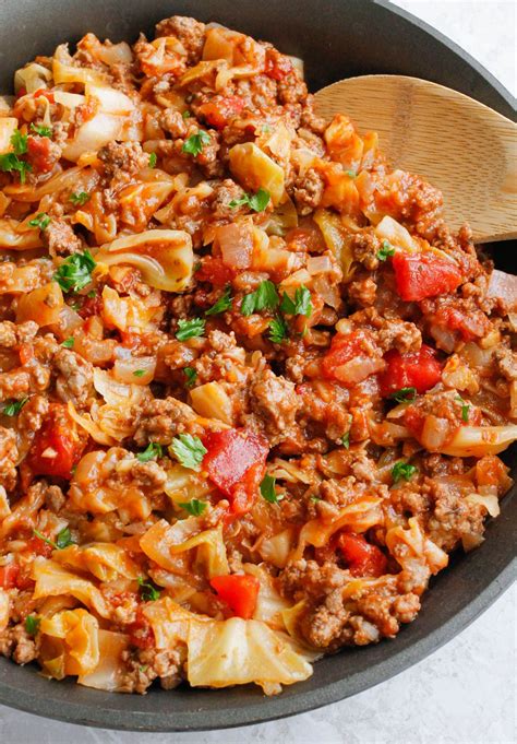 Amish One-Pan Ground Beef and Cabbage Skillet | Recipe | LOVE GOOD FOOD ...
