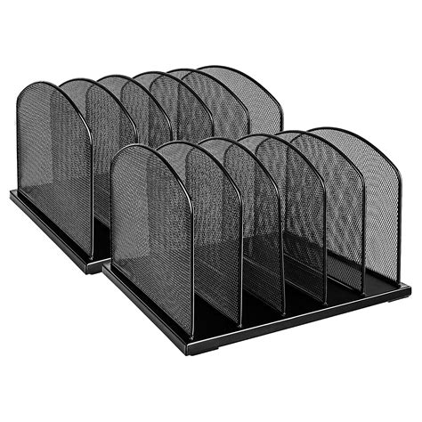 AmazonBasics 5-Tier File Organizer, Black Steel : Amazon.in: Office ...