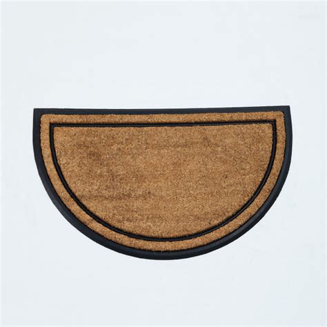 Buy Elite Textured Coir Doormat - Rubber - 75 cm x 45 cm - Brown from ...