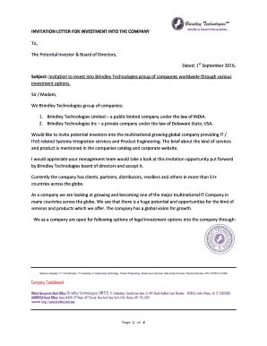 119+ Free Editable Invitation Letter Templates in MS Word [DOC] | pdfFiller