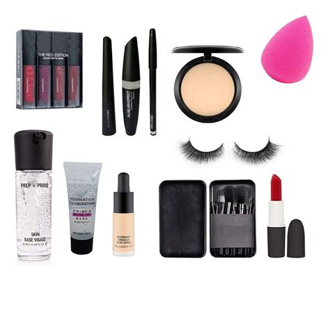 EWE® Macc Professional Make up Combo Set of pink edition, 3in1 compact ...