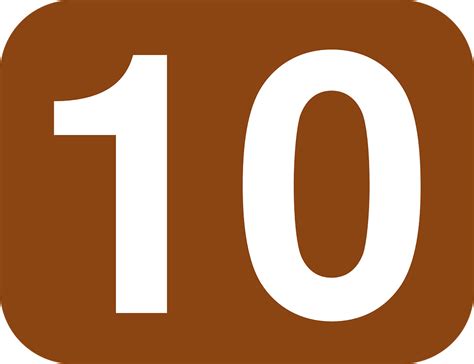 Ten Number 10 · Free vector graphic on Pixabay