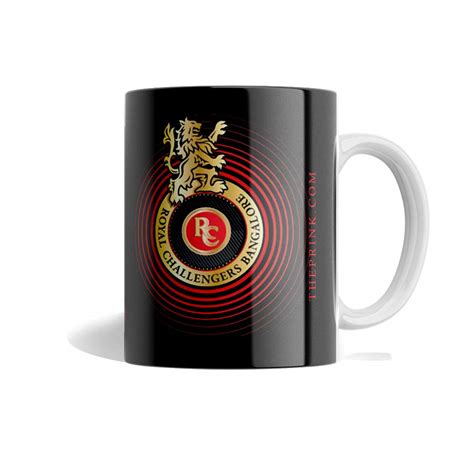 Buy Prink RCB Logo Printed Tea and Coffee Ceramic Mug for Royal ...