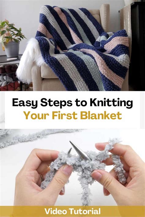 Image result for Knitting Blanket Tutorial