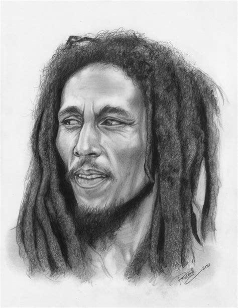 Bob Marley Art - Drawing Skill