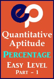 Percentage Problems (Easy Part-1) | Boost Up PDFs