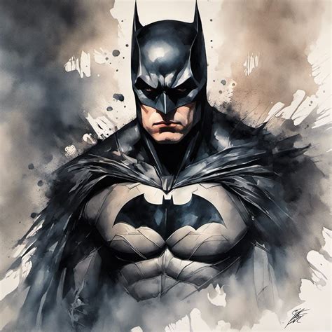 Batman ~ Portrait - AI Generated Artwork - NightCafe Creator