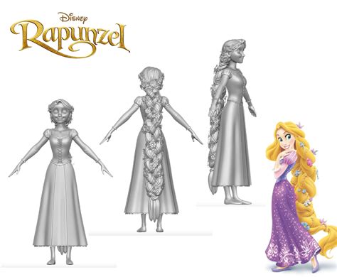 Tangled Rapunzel Braided Hair